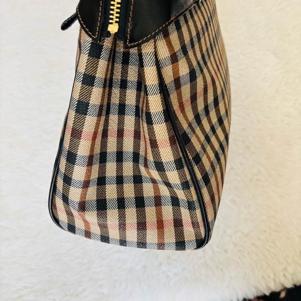 Daks Black and Multcolor Checkered Women's Bag 14” X 10” X 4” - Picture 13 of 16